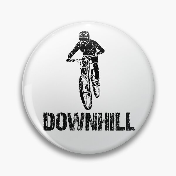Item preview, Downhill Bike Stunt Vintage Black designed and sold by TheInkElephant.
