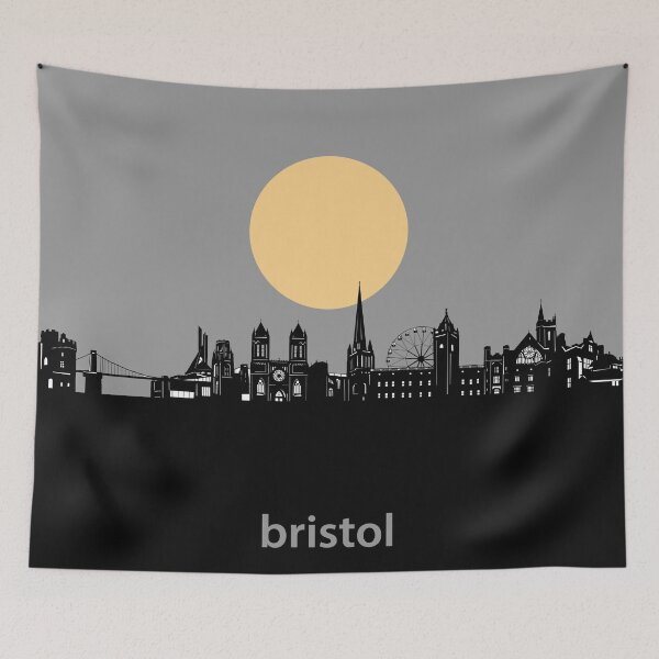 Item preview, bristol skyline minimal designed and sold by BekimART2.
