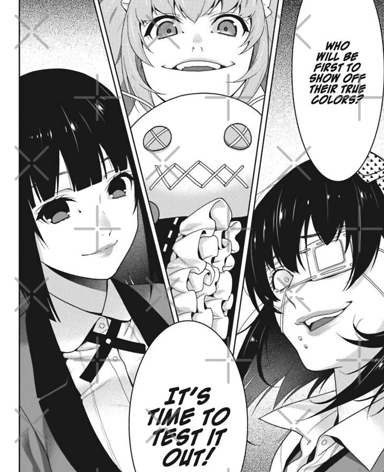 Kakegurui Manga Panel 2 | Greeting Card