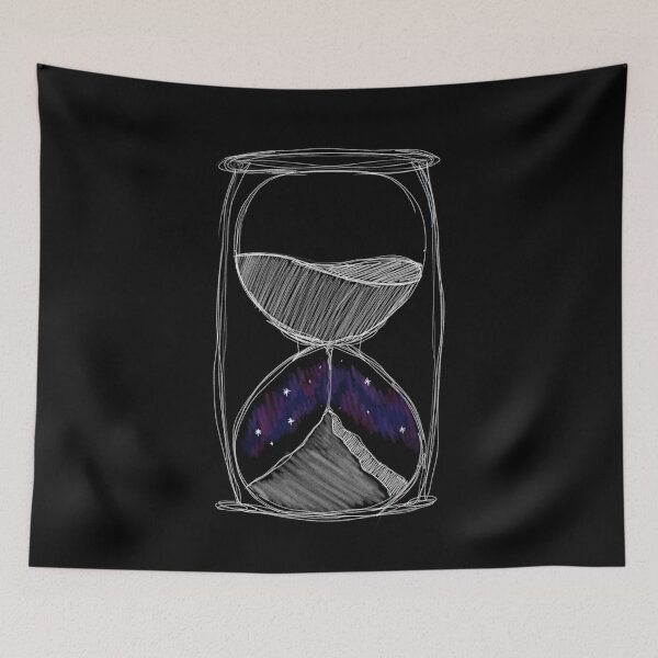 Item preview, Galaxy Mountain Top Sand Timer designed and sold by plaingranola.