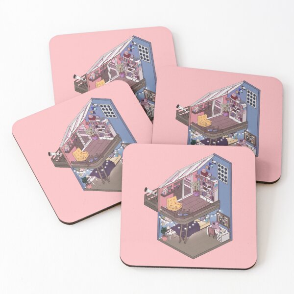 Item preview, Stargazing Isometric Room designed and sold by Cool Cat With Hat  Art.