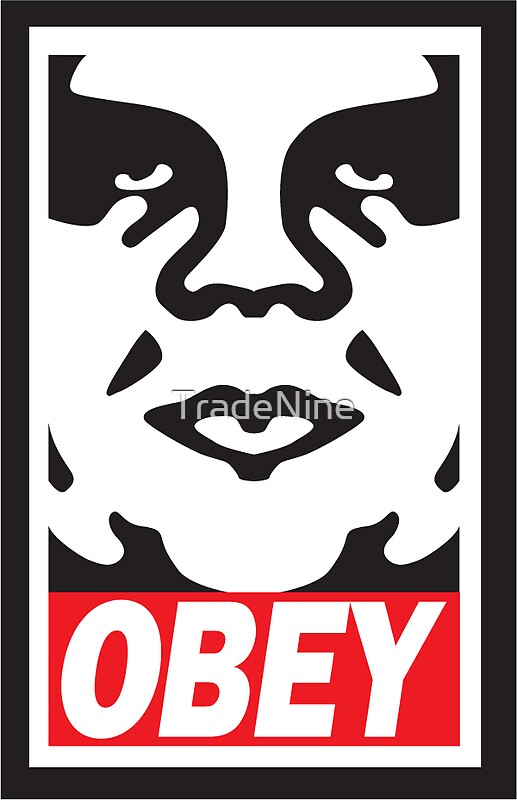 Obey Stickers Redbubble 