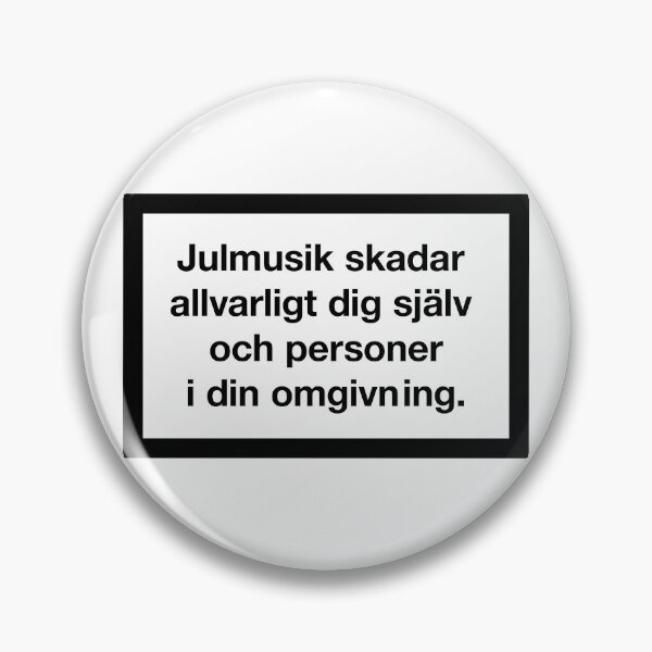 Item preview, Julmusik varningstext designed and sold by sarkobang.