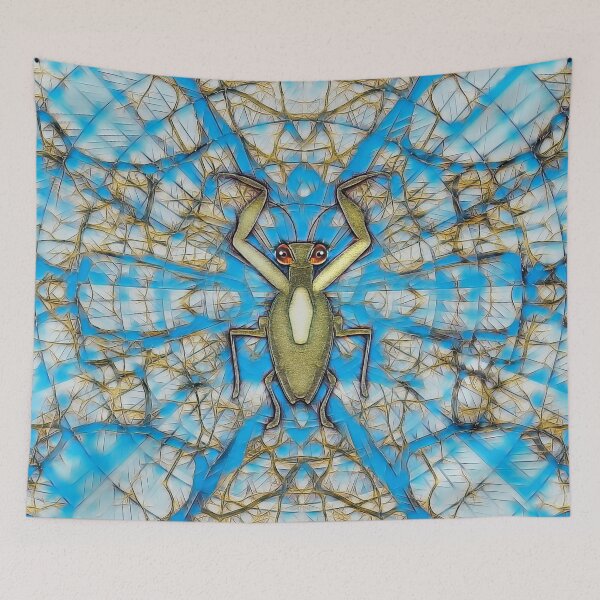 Item preview, Praying mantis mandalla designed and sold by umfhn.