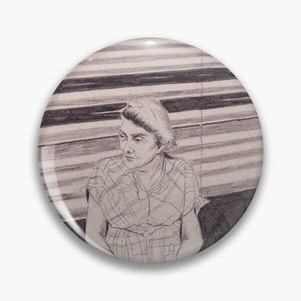 Item preview, old lady infront of train designed and sold by KatWhitehouse.