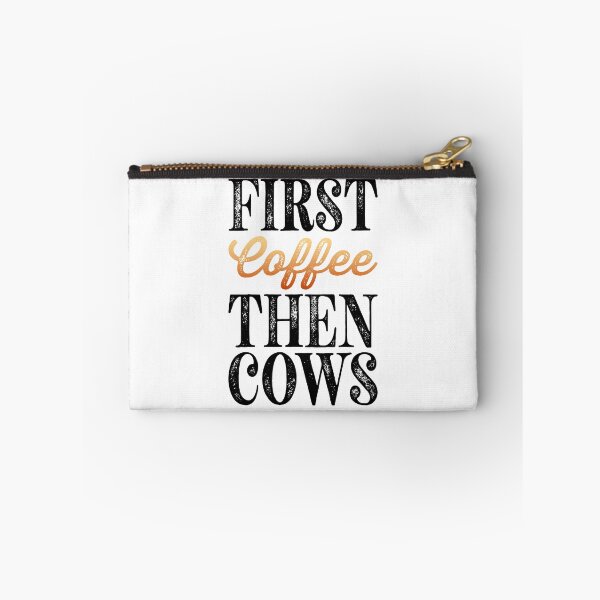 Item preview, First Coffee Then Cows Essential Classic Sticker And Shirt Design designed and sold by Glike.