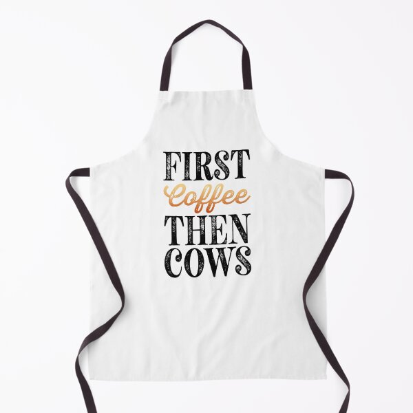 Item preview, First Coffee Then Cows Essential Classic Sticker And Shirt Design designed and sold by Glike.