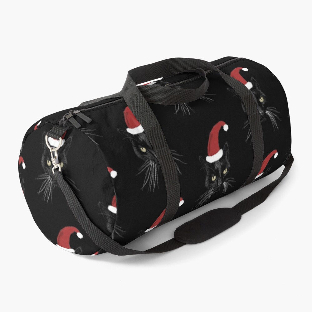 NDVH Christmas Black Cat 2 Duffle Bag