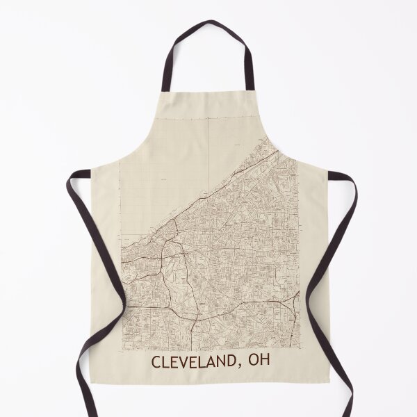 Item preview, Cleveland, OH Quad Mapa topográfico Vintage designed and sold by PGHPhotoCo.