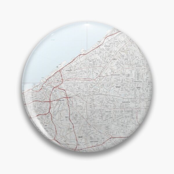 Item preview, Cleveland, OH Quad Topographical Map Clean designed and sold by PGHPhotoCo.