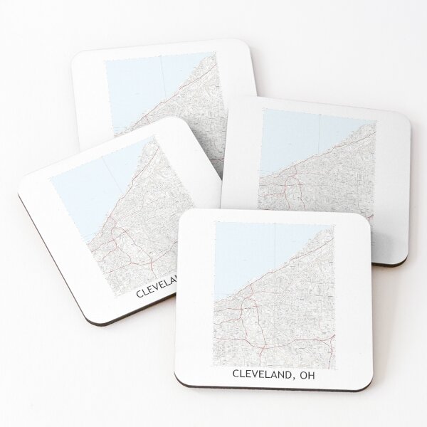 Item preview, Cleveland, OH Quad Topographical Map Clean designed and sold by PGHPhotoCo.