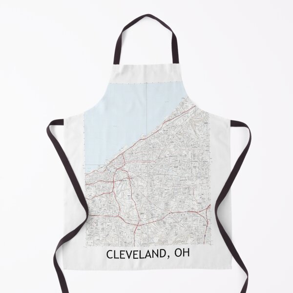 Item preview, Cleveland, OH Quad Topographical Map Clean designed and sold by PGHPhotoCo.