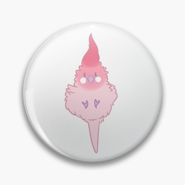 Item preview, Fluffy Cockatiel Bird (Pink) designed and sold by AmethystBlue.