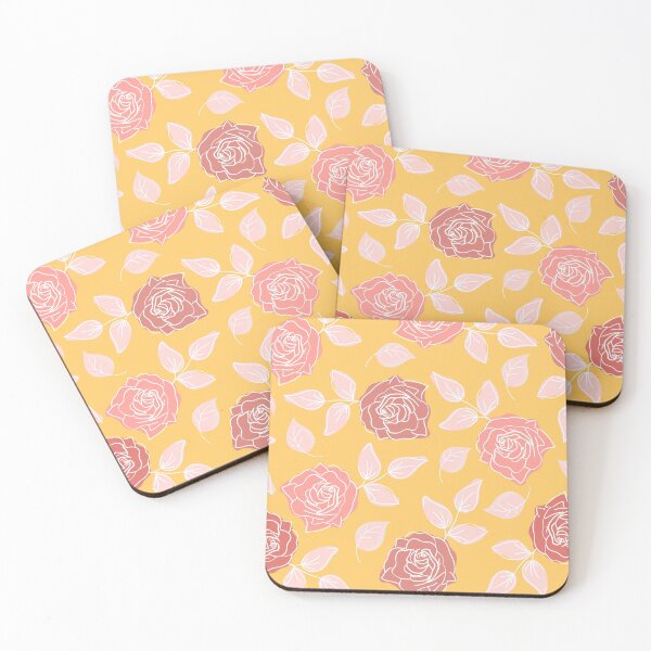 Item preview, "Roses" Pink and Yellow Pattern designed and sold by wilder-mind.