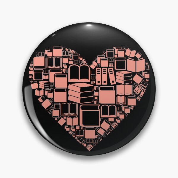 Item preview, Bookish Stuff - Heart of Books Pink designed and sold by CheraeLynn.