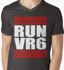 RUN VR6 tread Men's V-Neck T-Shirt