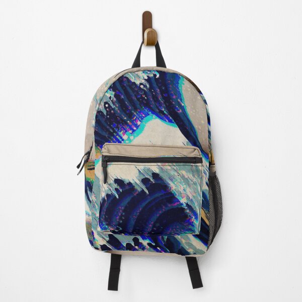 Item preview, The Great Wave Of Kanagawa Vaporwave Glitch Version designed and sold by Dator.