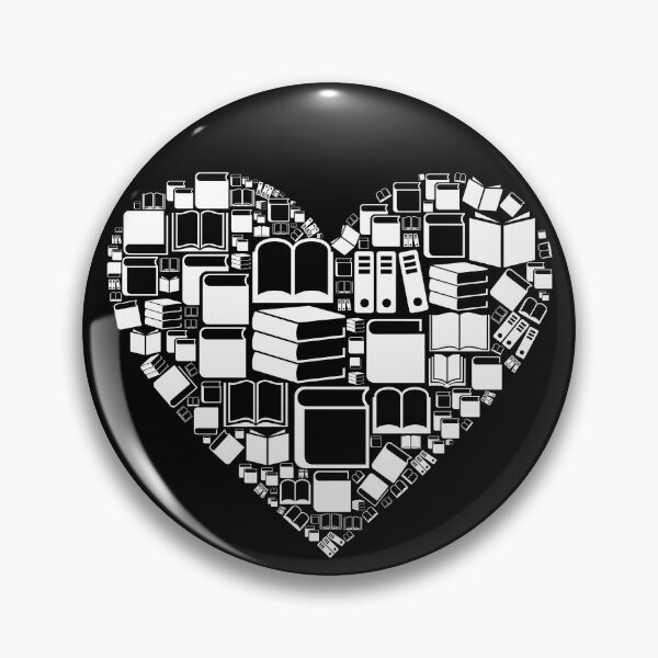 Item preview, Bookish Stuff - Heart of Books White designed and sold by CheraeLynn.