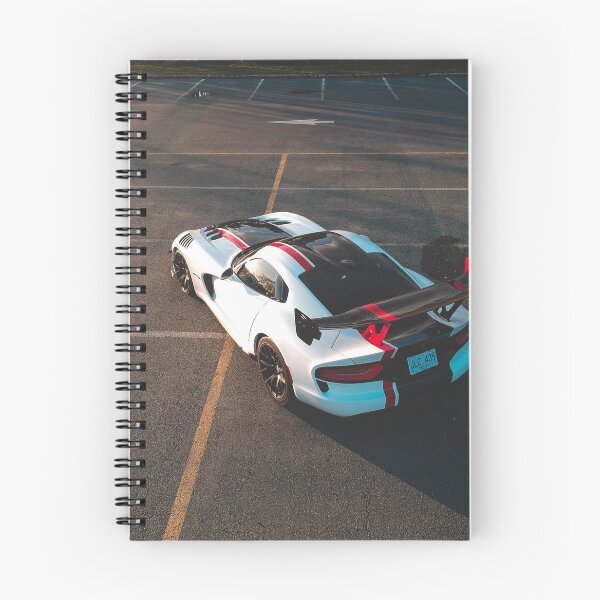 Item preview, aerial view of white Viper acr in the sunset designed and sold by erikallen920.