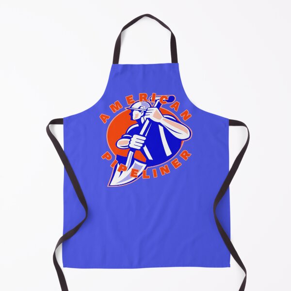 Item preview, American Pipeliner Pipe Liner Worker Design w/Red Lettering designed and sold by Mindsofcreation.