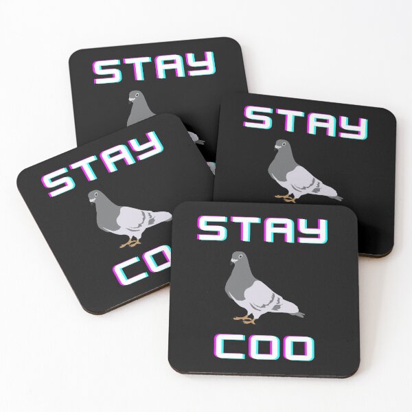 Item preview, Stay Coo pigeon designed and sold by TheWaterBirds.