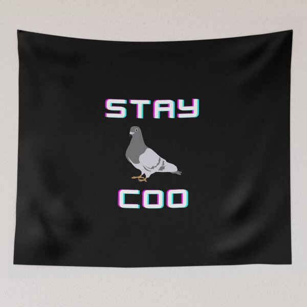 Item preview, Stay Coo pigeon designed and sold by TheWaterBirds.