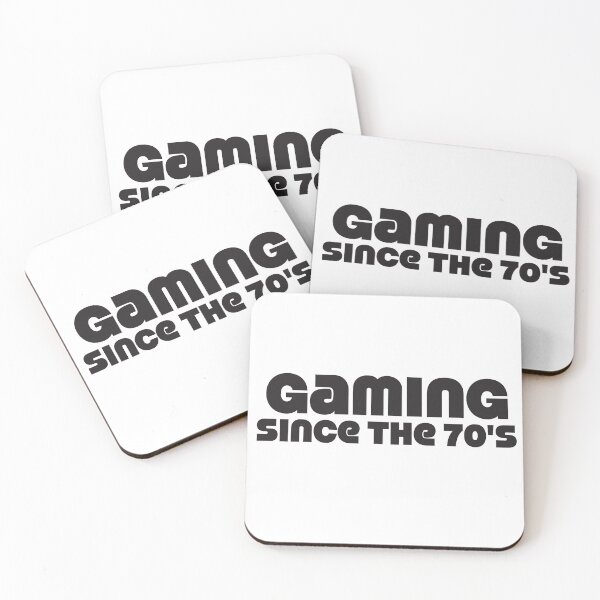Item preview, Gaming Since the 70's - Funky Retro Headline Text (Black) designed and sold by JamiDesigns.