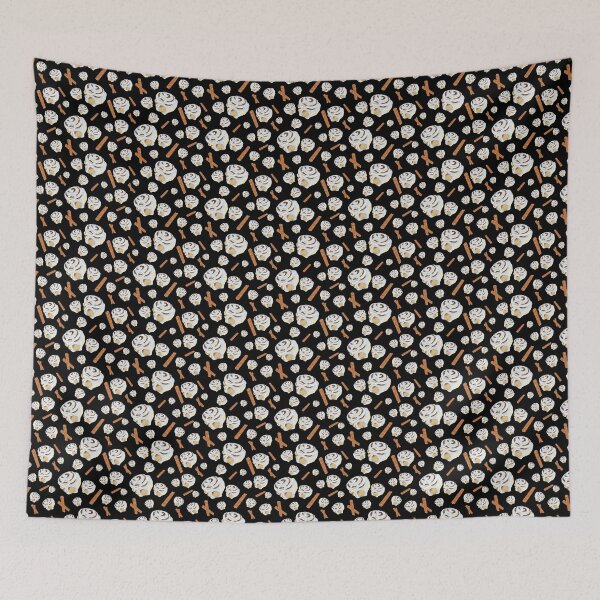 Item preview, Cinnamon Roll Toss - Black designed and sold by HB Loves Crafts.