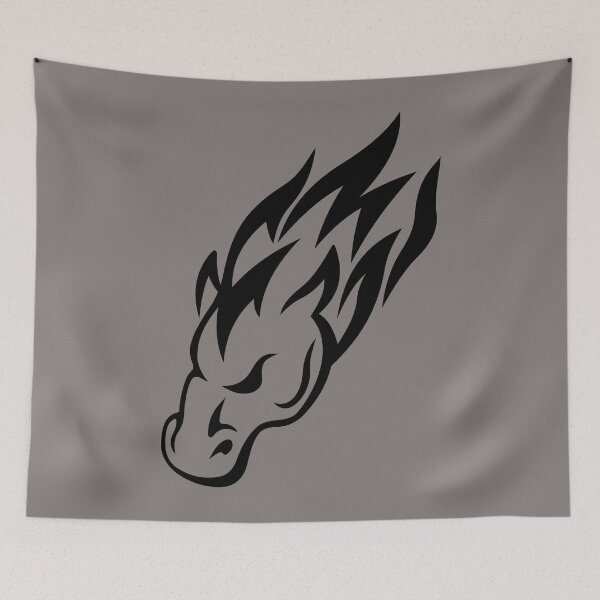 Item preview, Black and White Fire Horse designed and sold by chark70.