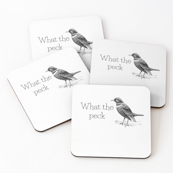 Item preview, What the peck bird pun designed and sold by TheWaterBirds.