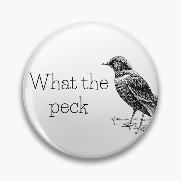 Item preview, What the peck bird pun designed and sold by TheWaterBirds.