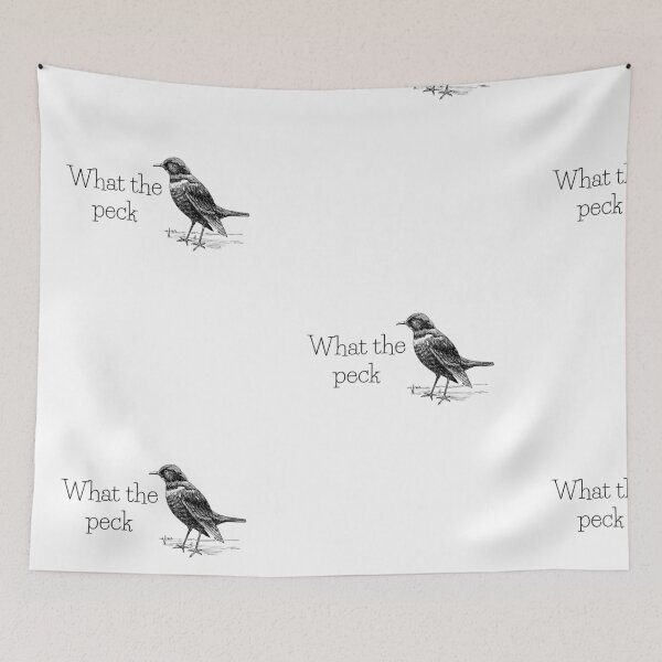 Item preview, What the peck bird pun designed and sold by TheWaterBirds.
