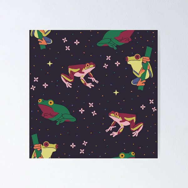 Item preview, Australian tree frog pattern designed and sold by JokeGysen.