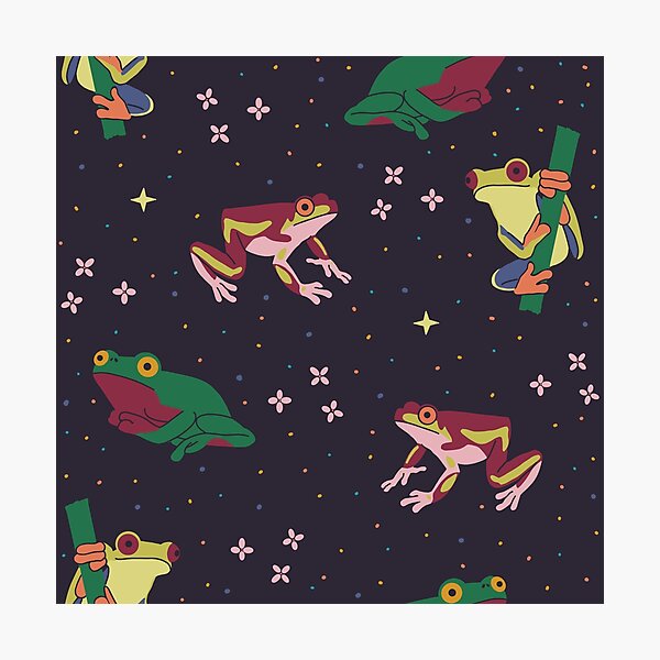 Item preview, Australian tree frog pattern designed and sold by JokeGysen.