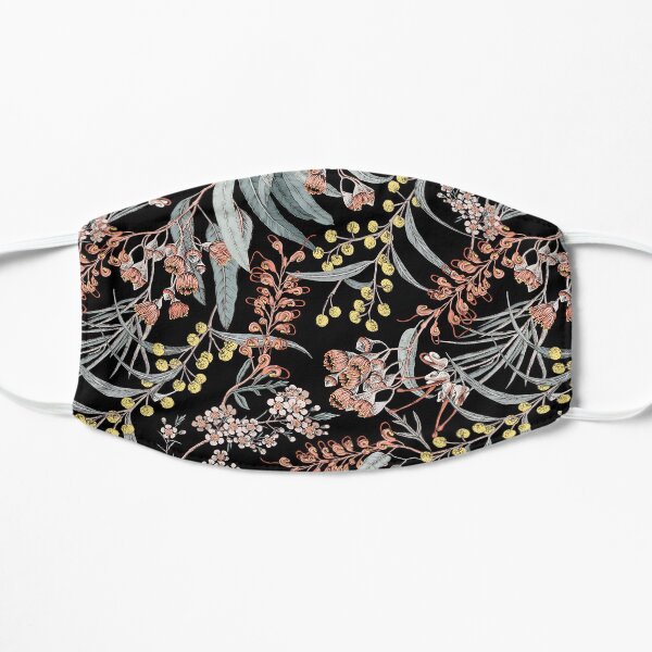 Australian native flowers Flat Mask