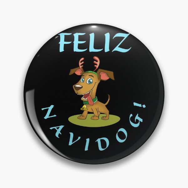 Item preview,  Feliz Navidog, Feliz Navidad Dog Greetings, Christmas Dog Greeting, Dog Reindeer designed and sold by efenem.
