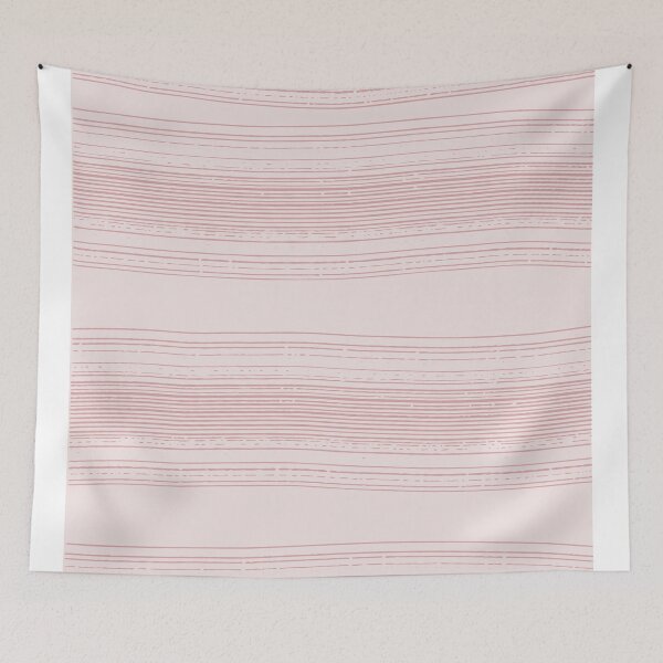 Item preview, Abstraction. Graphic horizontal lines using a brush. A delicate pink. designed and sold by Mankaanna.