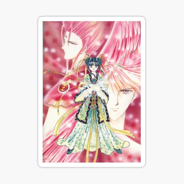 Hotohori Emperor Cai Pi Sticker from Fushigi Yuugi Shojo manga