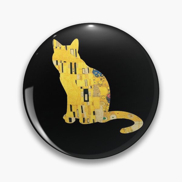 Item preview, Klimt cats in gold and black designed and sold by Fibracreativa.