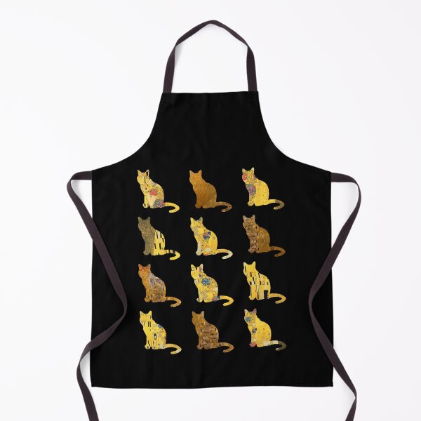 Item preview, Klimt cats in gold and black designed and sold by Fibracreativa.