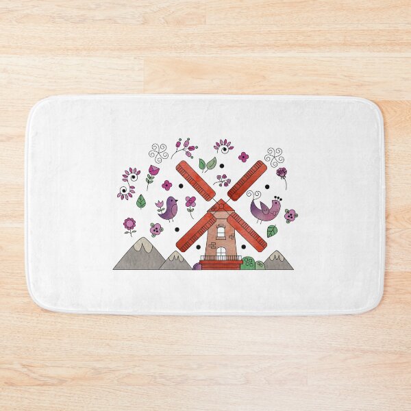 Item preview, Scandinavian Folklore Windmill designed and sold by LotusArtStudio.