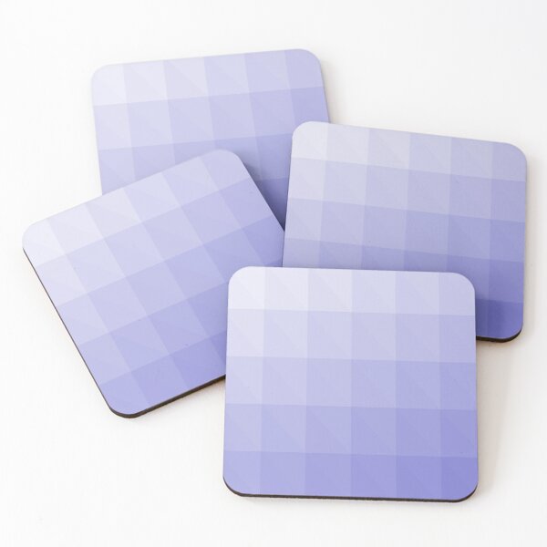 Item preview, White to Blue-Violet Minimal Triangle Squares Abstract Pattern designed and sold by patternsoup.