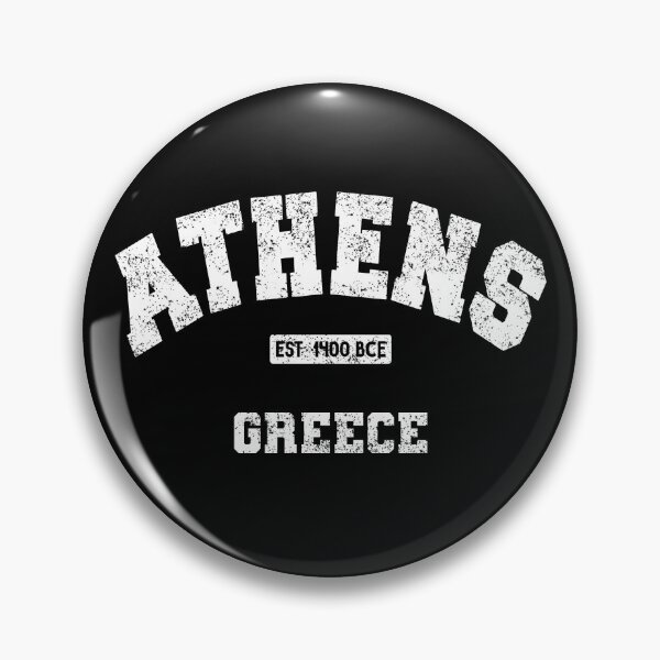 Item preview, Athens, Greece Est. 1400 BCE Athletic Style Distressed designed and sold by Happy Puppy Print On Demand.