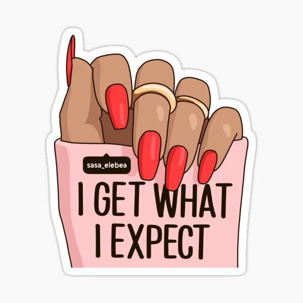 I get by Sasa Elebea Sticker