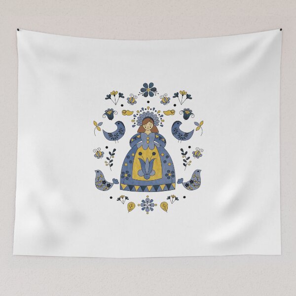Item preview, Scandinavian Folklore Traditional Dress designed and sold by LotusArtStudio.