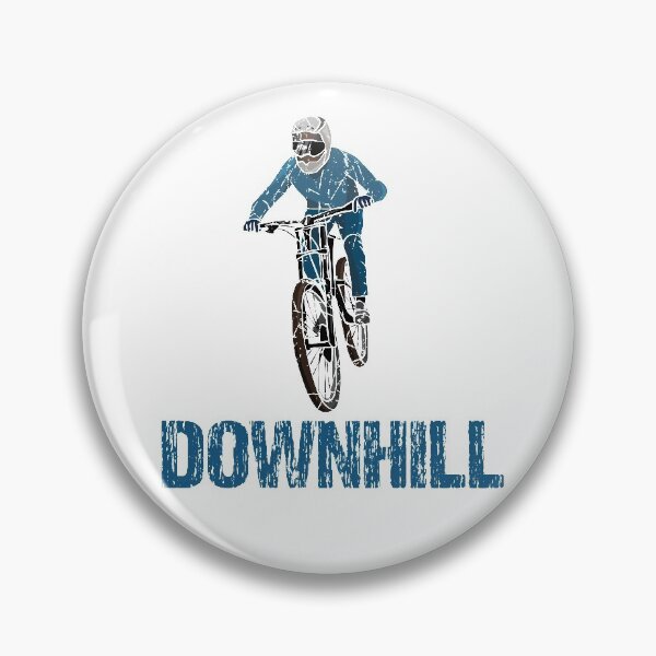 Item preview, Downhill Bike Stunt Vintage Blue  designed and sold by TheInkElephant.