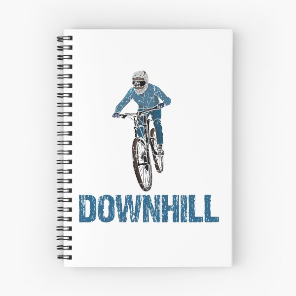 Item preview, Downhill Bike Stunt Vintage Blue  designed and sold by TheInkElephant.