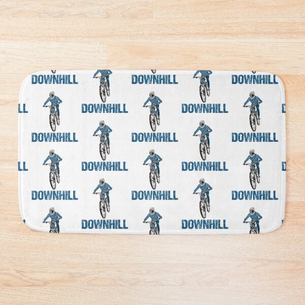 Item preview, Downhill Bike Stunt Vintage Blue  designed and sold by TheInkElephant.