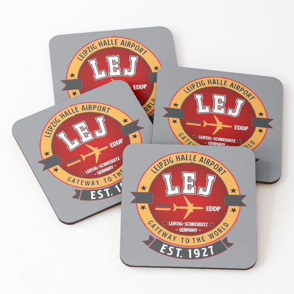 Item preview, LEJ Leipzig Halle Airport Germany - Vintage Design designed and sold by FouDeeziner.