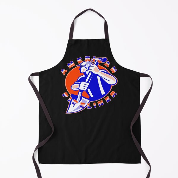 Item preview, American Pipeliner Pipe Liner Worker Design w/Red, White & Blue Lettering designed and sold by Mindsofcreation.